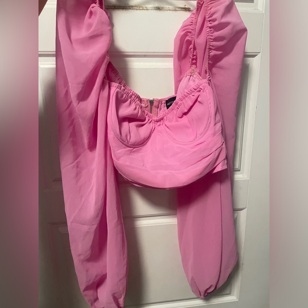‘pretty little thing’ pink cute top